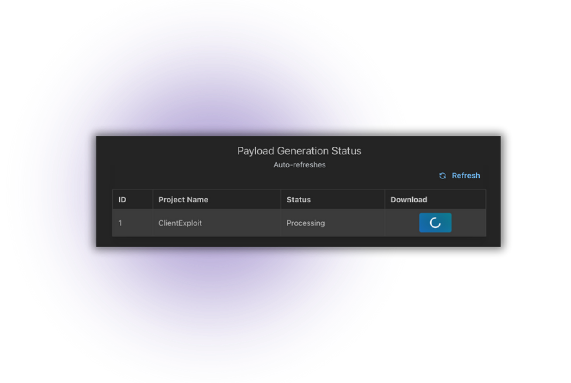 EvadeX dashboard